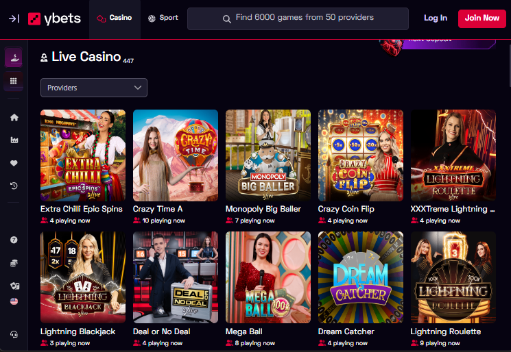 ybets-live-casino